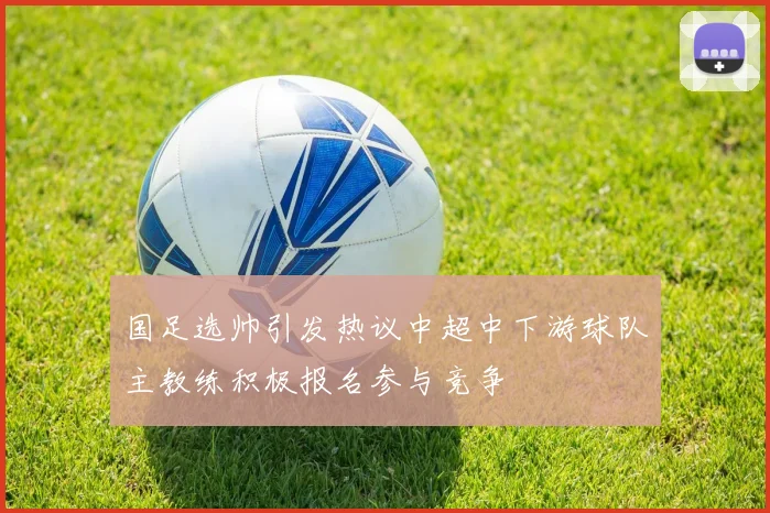 国足选帅引发热议中超中下游球队主教练积极报名参与竞争